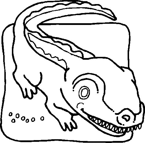 Página para colorir: Crocodilo (animais) #4901 - Páginas para Colorir Imprimíveis Gratuitamente