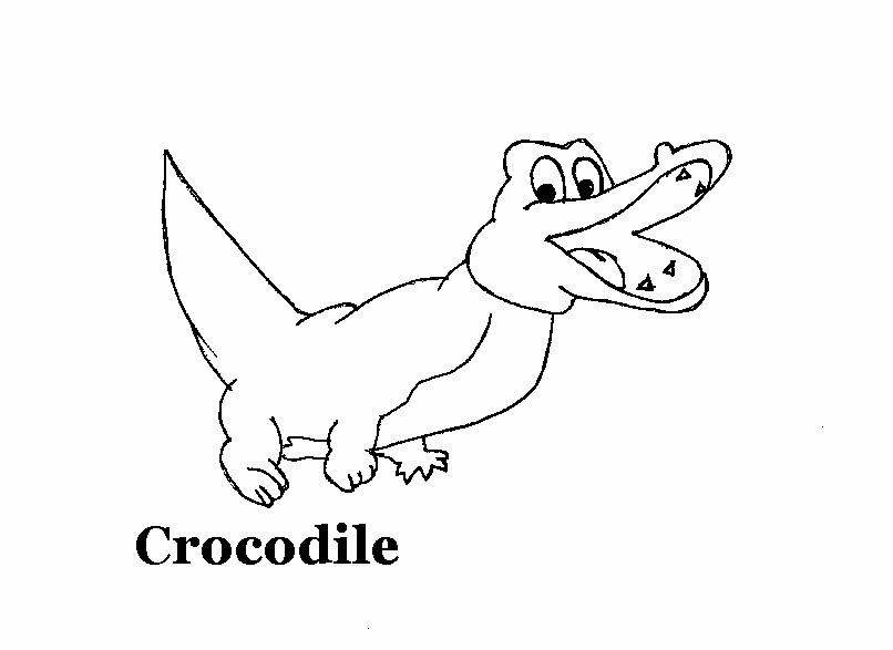 Página para colorir: Crocodilo (animais) #4933 - Páginas para Colorir Imprimíveis Gratuitamente