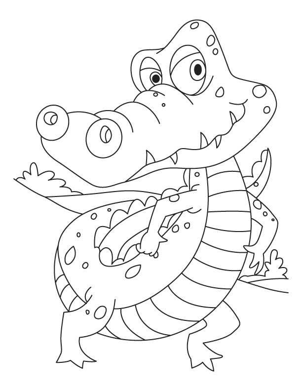 Página para colorir: Crocodilo (animais) #4976 - Páginas para Colorir Imprimíveis Gratuitamente