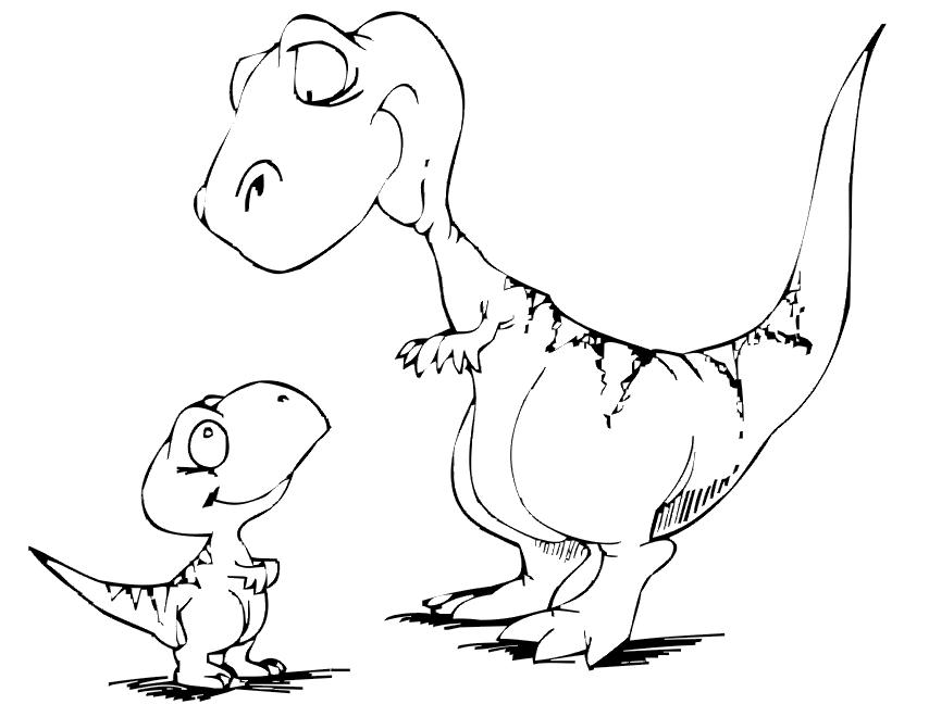 Página para colorir: Dinossauro (animais) #5489 - Páginas para Colorir Imprimíveis Gratuitamente
