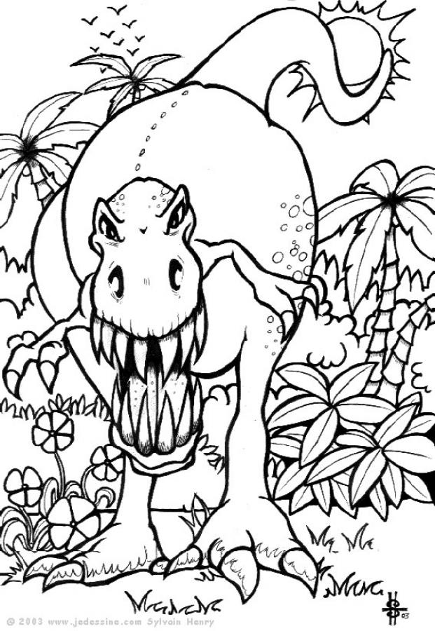 Página para colorir: Dinossauro (animais) #5508 - Páginas para Colorir Imprimíveis Gratuitamente
