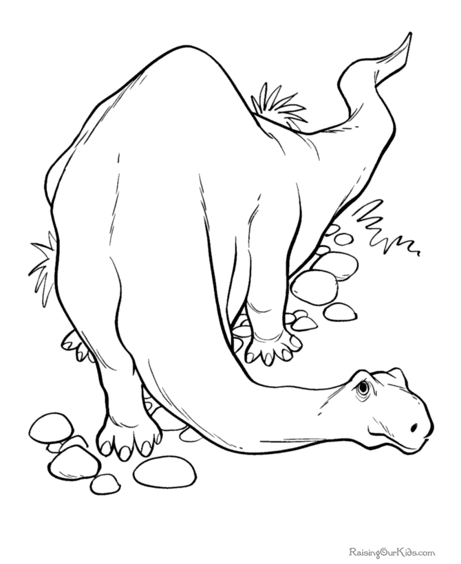 Página para colorir: Dinossauro (animais) #5516 - Páginas para Colorir Imprimíveis Gratuitamente