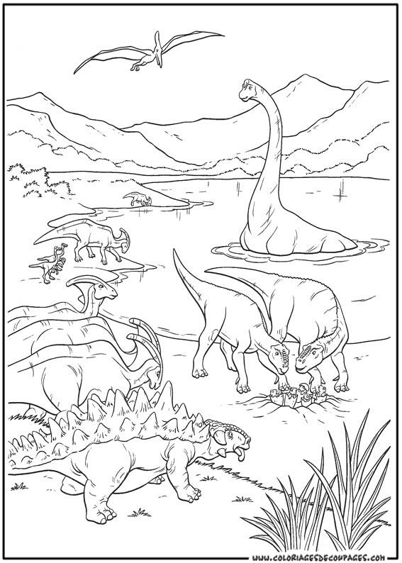 Página para colorir: Dinossauro (animais) #5522 - Páginas para Colorir Imprimíveis Gratuitamente