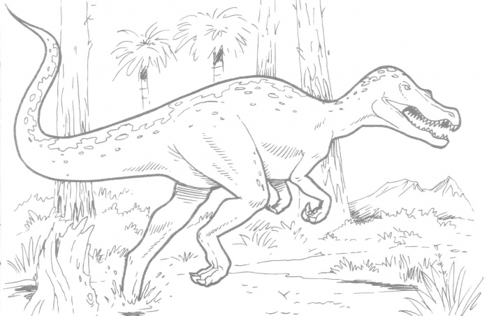 Página para colorir: Dinossauro (animais) #5525 - Páginas para Colorir Imprimíveis Gratuitamente