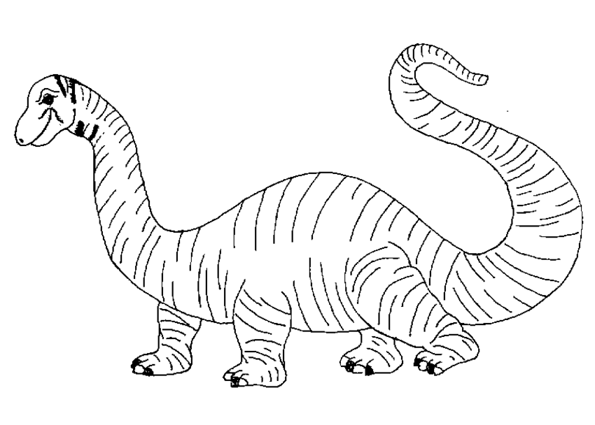 Página para colorir: Dinossauro (animais) #5539 - Páginas para Colorir Imprimíveis Gratuitamente