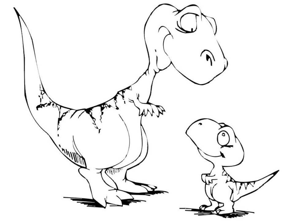 Página para colorir: Dinossauro (animais) #5589 - Páginas para Colorir Imprimíveis Gratuitamente