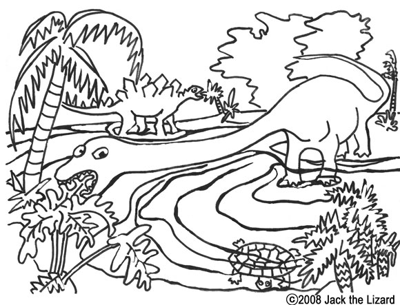 Página para colorir: Dinossauro (animais) #5595 - Páginas para Colorir Imprimíveis Gratuitamente