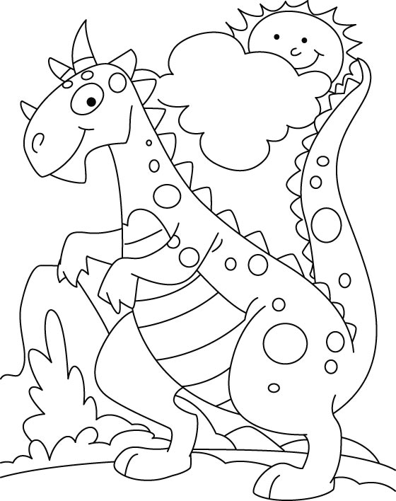 Página para colorir: Dinossauro (animais) #5610 - Páginas para Colorir Imprimíveis Gratuitamente