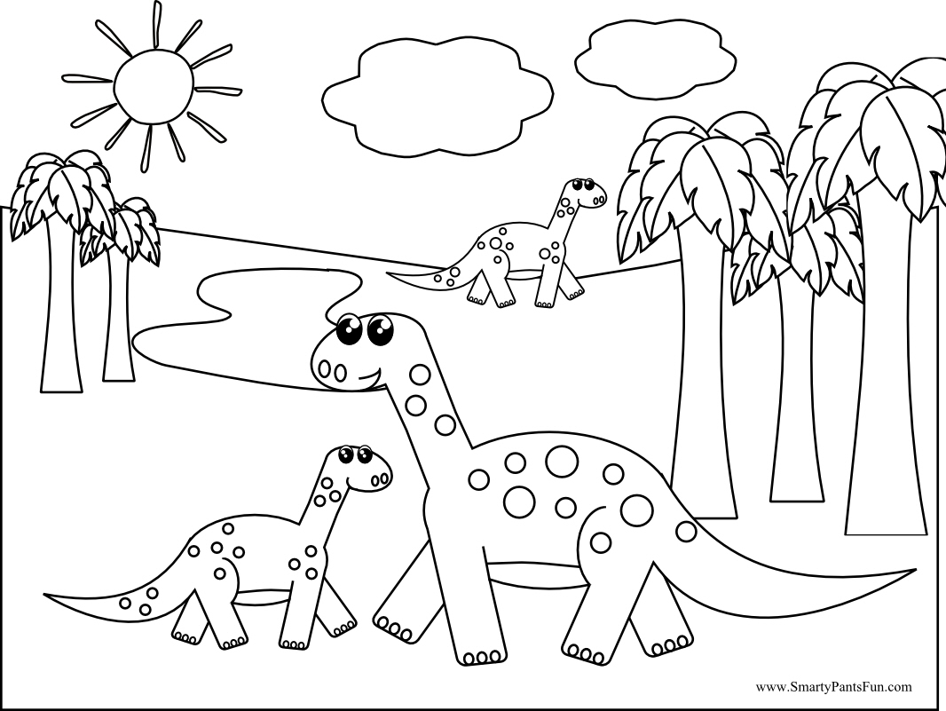 Página para colorir: Dinossauro (animais) #5624 - Páginas para Colorir Imprimíveis Gratuitamente