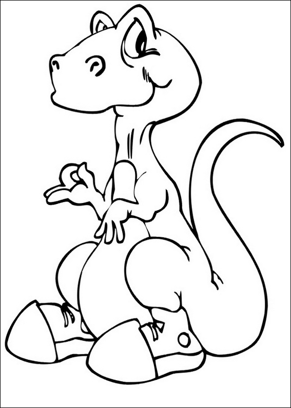 Página para colorir: Dinossauro (animais) #5657 - Páginas para Colorir Imprimíveis Gratuitamente