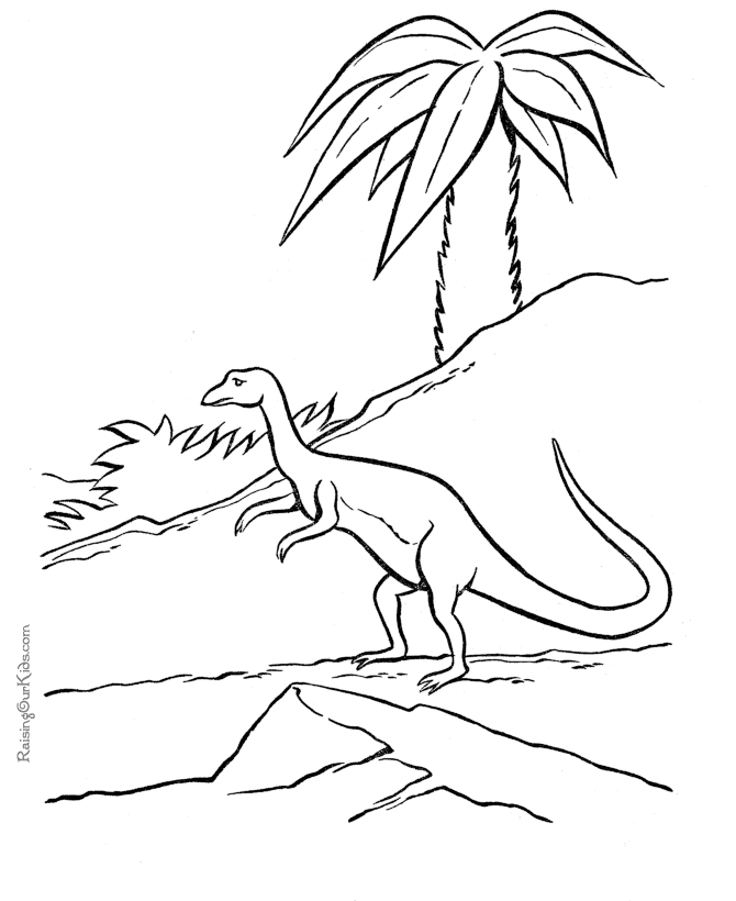 Página para colorir: Dinossauro (animais) #5663 - Páginas para Colorir Imprimíveis Gratuitamente