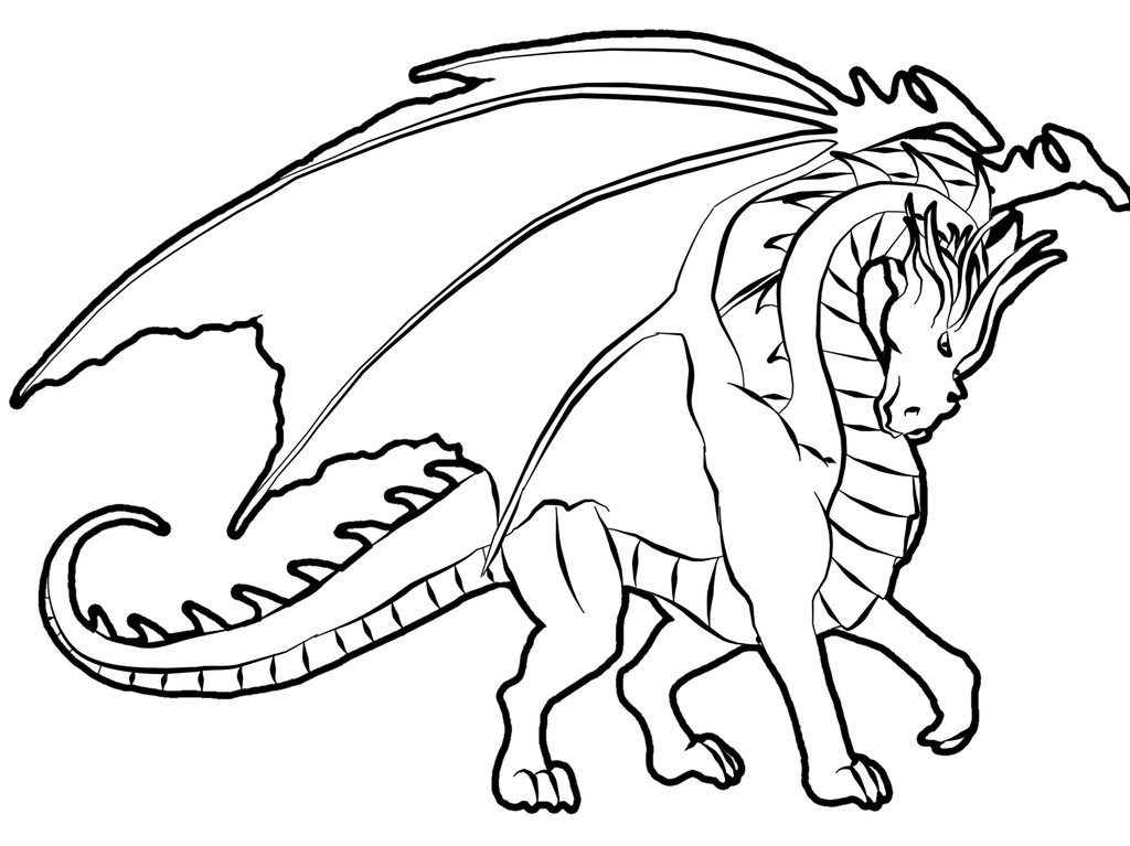 Página para colorir: Dragão (animais) #5697 - Páginas para Colorir Imprimíveis Gratuitamente