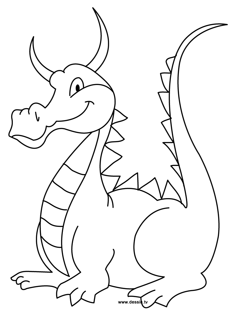 Página para colorir: Dragão (animais) #5802 - Páginas para Colorir Imprimíveis Gratuitamente