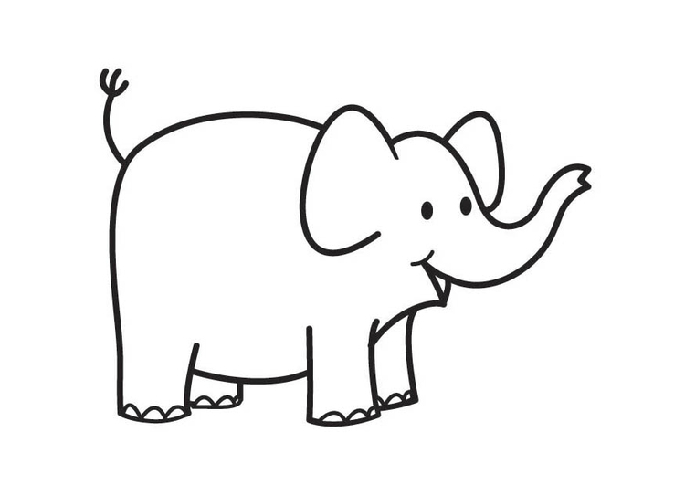 Página para colorir: Elefante (animais) #6309 - Páginas para Colorir Imprimíveis Gratuitamente