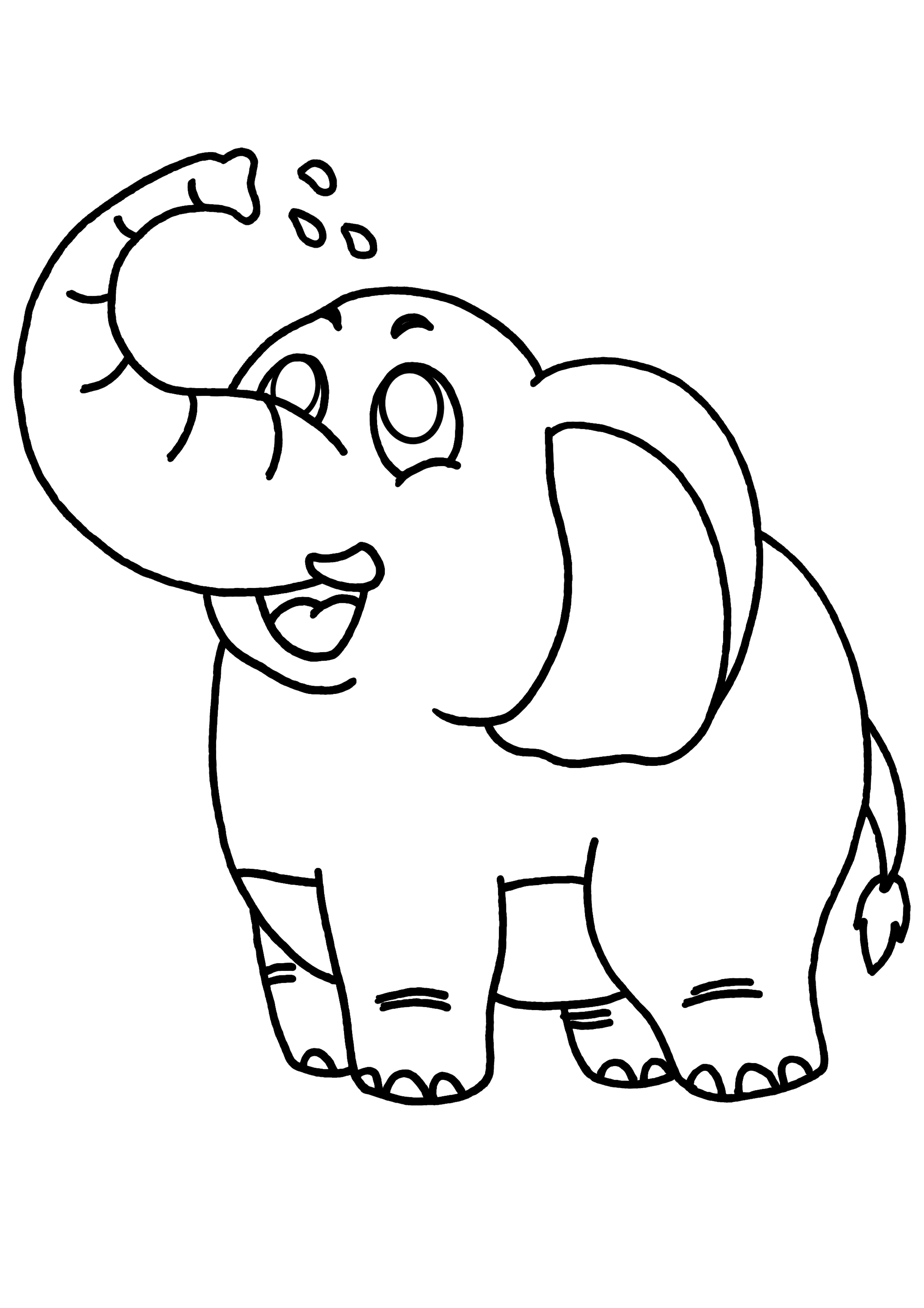 Página para colorir: Elefante (animais) #6347 - Páginas para Colorir Imprimíveis Gratuitamente