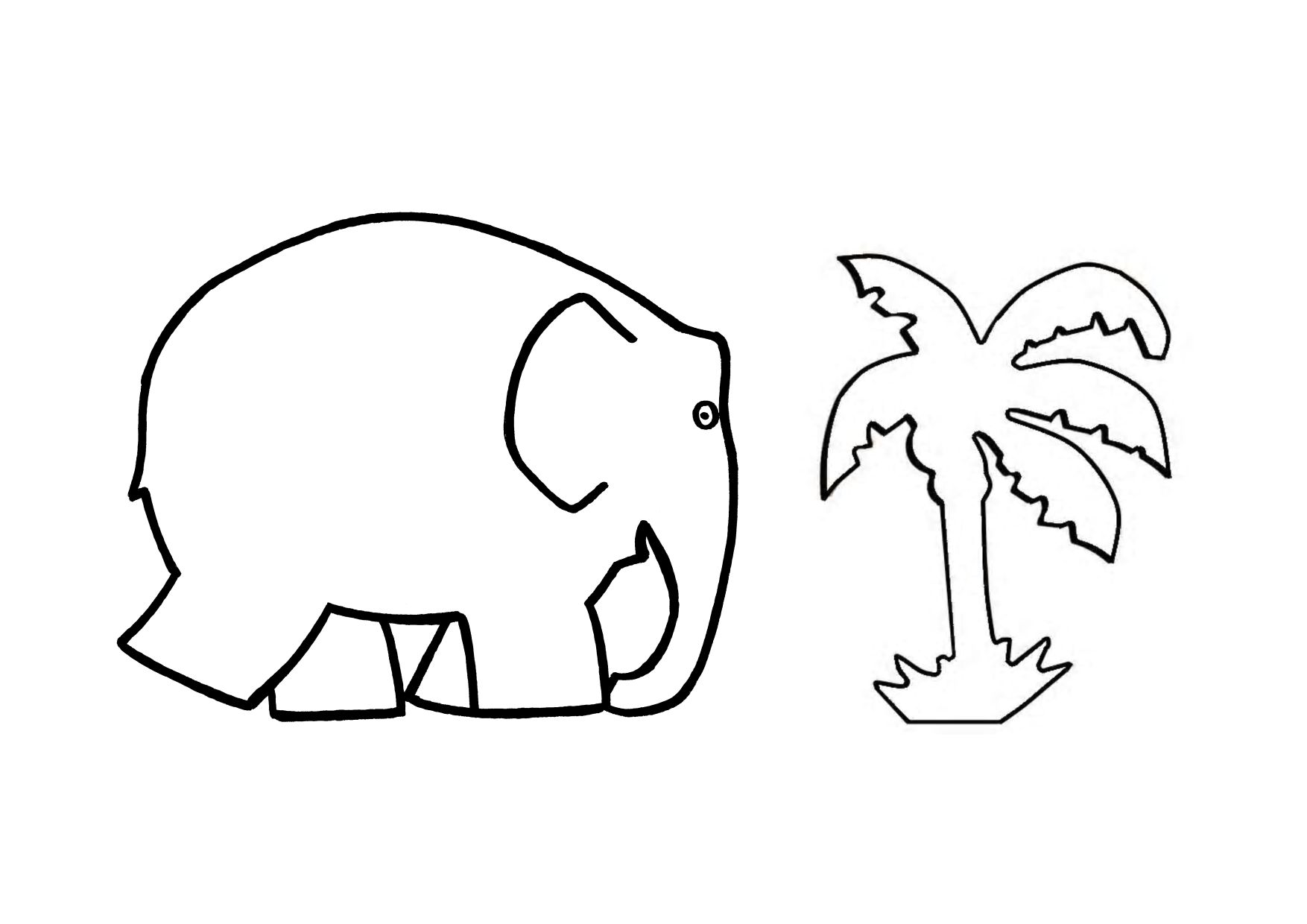 Página para colorir: Elefante (animais) #6352 - Páginas para Colorir Imprimíveis Gratuitamente