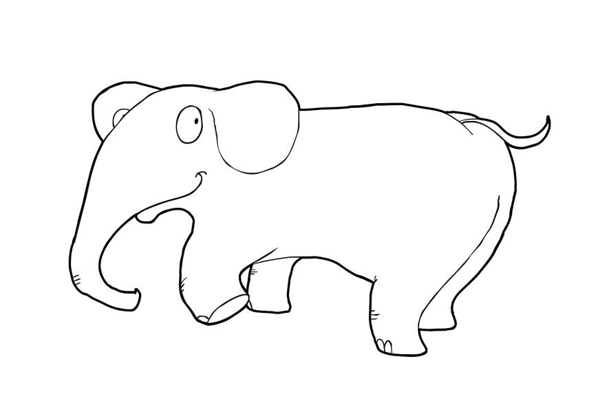 Página para colorir: Elefante (animais) #6390 - Páginas para Colorir Imprimíveis Gratuitamente