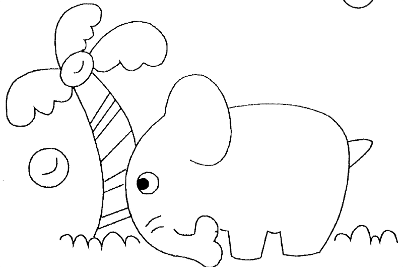 Página para colorir: Elefante (animais) #6399 - Páginas para Colorir Imprimíveis Gratuitamente