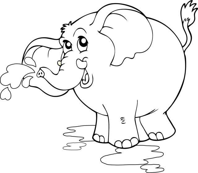 Página para colorir: Elefante (animais) #6412 - Páginas para Colorir Imprimíveis Gratuitamente