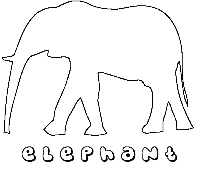 Página para colorir: Elefante (animais) #6414 - Páginas para Colorir Imprimíveis Gratuitamente