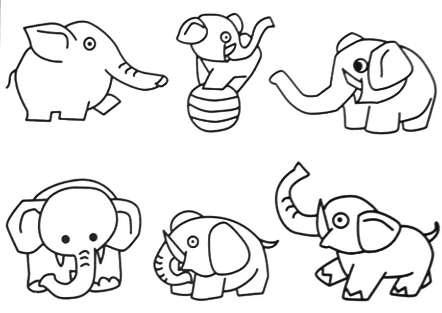 Página para colorir: Elefante (animais) #6433 - Páginas para Colorir Imprimíveis Gratuitamente