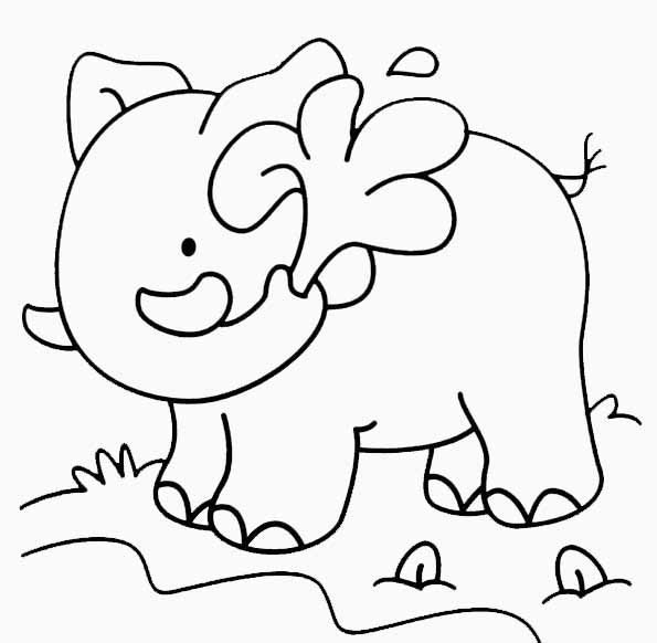 Página para colorir: Elefante (animais) #6453 - Páginas para Colorir Imprimíveis Gratuitamente