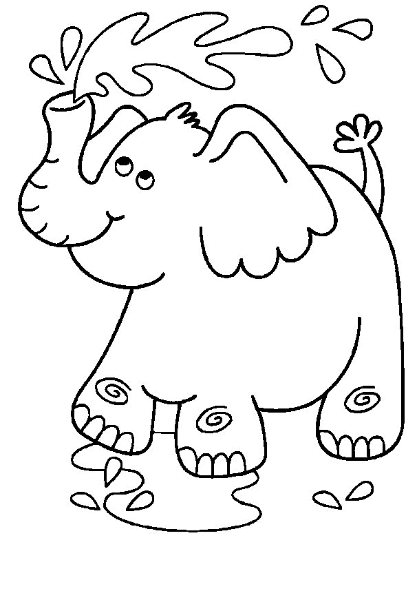 Página para colorir: Elefante (animais) #6461 - Páginas para Colorir Imprimíveis Gratuitamente