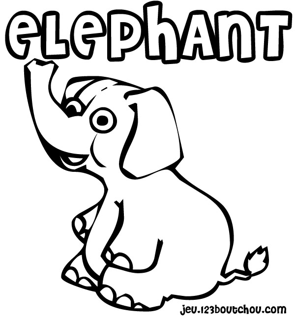 Página para colorir: Elefante (animais) #6492 - Páginas para Colorir Imprimíveis Gratuitamente