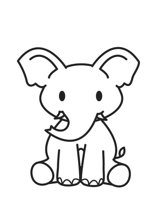 Página para colorir: Elefante (animais) #6493 - Páginas para Colorir Imprimíveis Gratuitamente