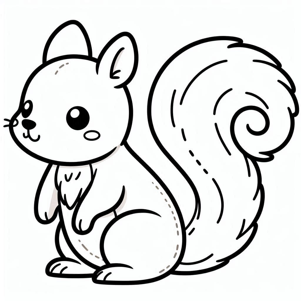 Desenho gratuito Esquilo #216959 da colecao Animais para imprimir
