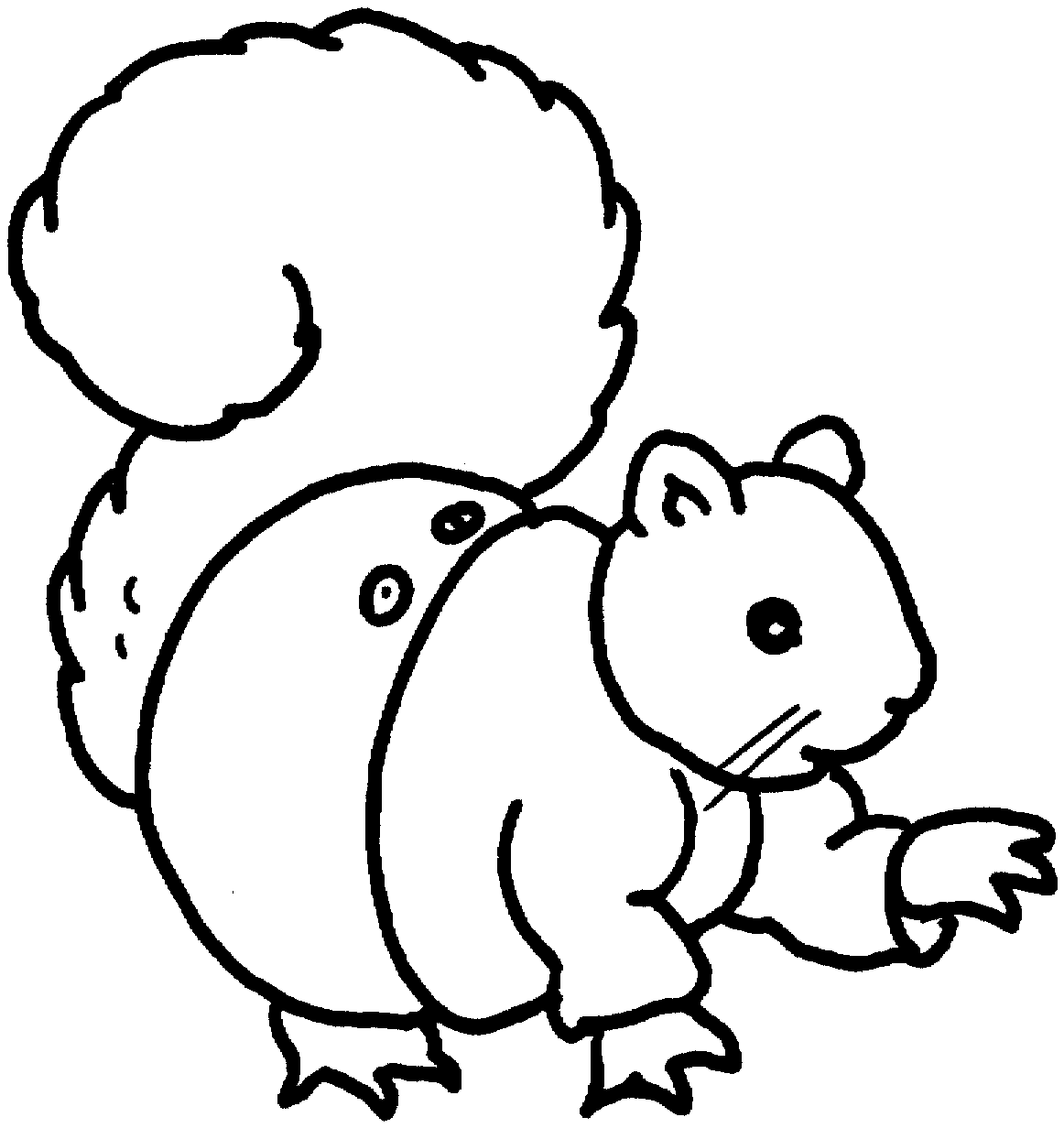 Página para colorir: Esquilo (animais) #6234 - Páginas para Colorir Imprimíveis Gratuitamente
