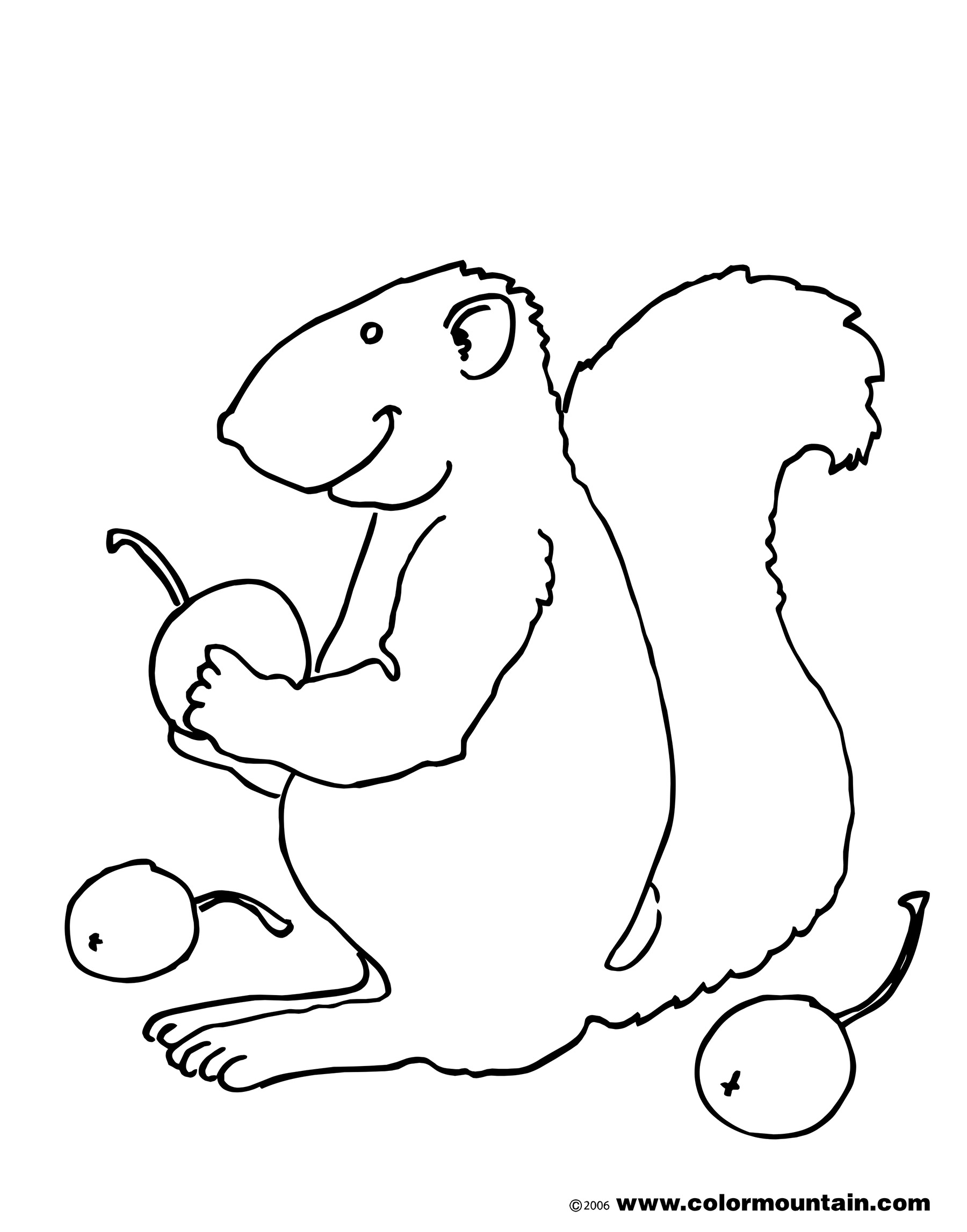 Página para colorir: Esquilo (animais) #6250 - Páginas para Colorir Imprimíveis Gratuitamente