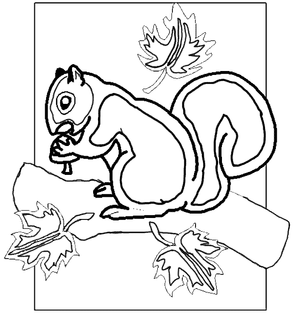 Página para colorir: Esquilo (animais) #6278 - Páginas para Colorir Imprimíveis Gratuitamente