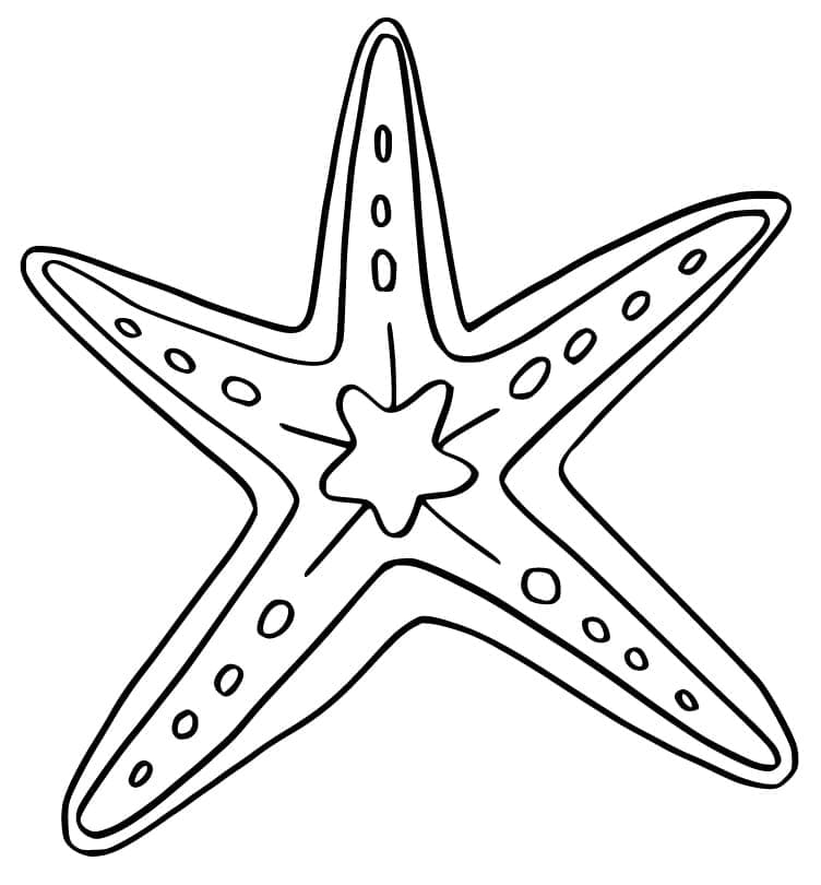 Desenho gratuito Estrela-do-mar #187159 da colecao Animais para imprimir