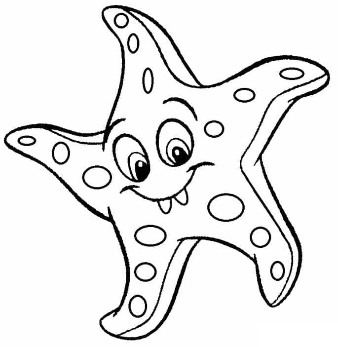 Desenho gratuito Estrela-do-mar #187165 da colecao Animais para imprimir