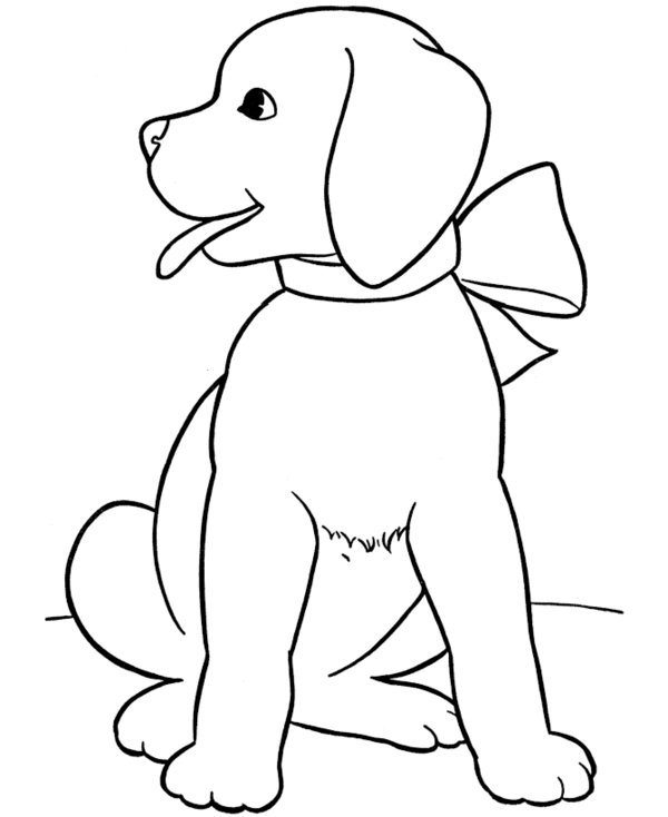 Página para colorir: Filhote de cachorro (animais) #2928 - Páginas para Colorir Imprimíveis Gratuitamente