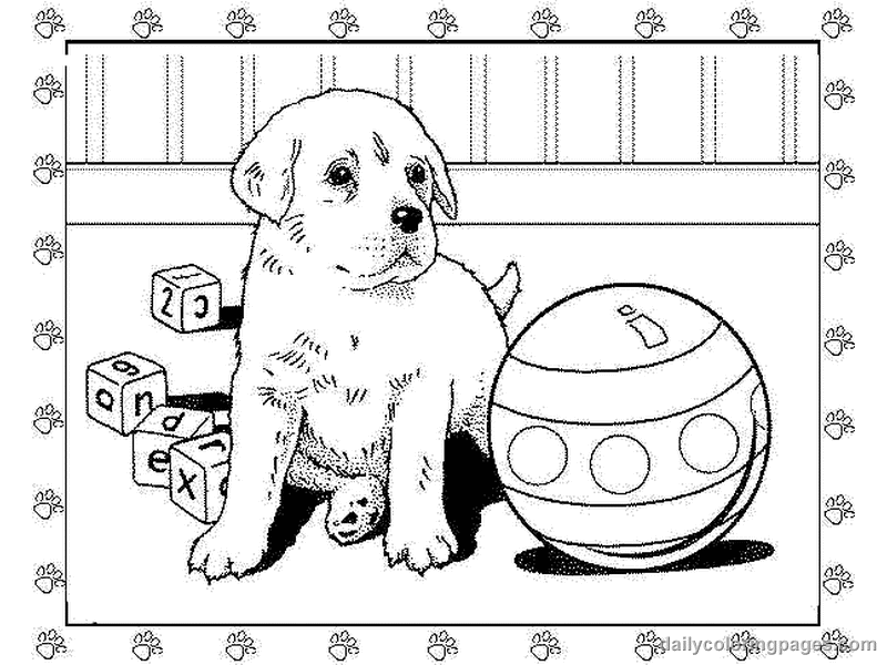 Página para colorir: Filhote de cachorro (animais) #2930 - Páginas para Colorir Imprimíveis Gratuitamente