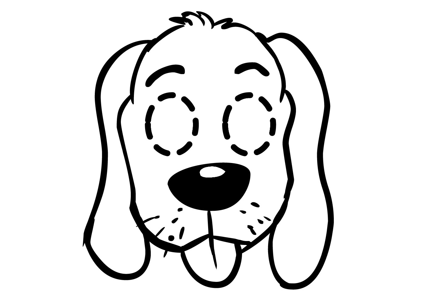 Página para colorir: Filhote de cachorro (animais) #3049 - Páginas para Colorir Imprimíveis Gratuitamente