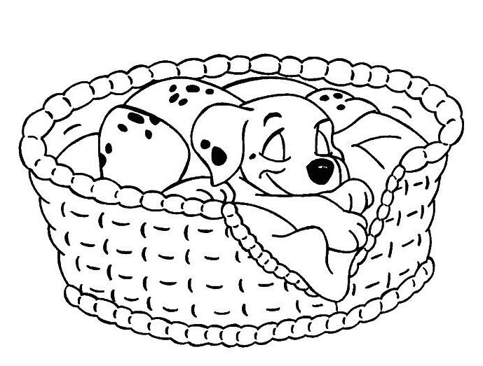 Página para colorir: Filhote de cachorro (animais) #3081 - Páginas para Colorir Imprimíveis Gratuitamente