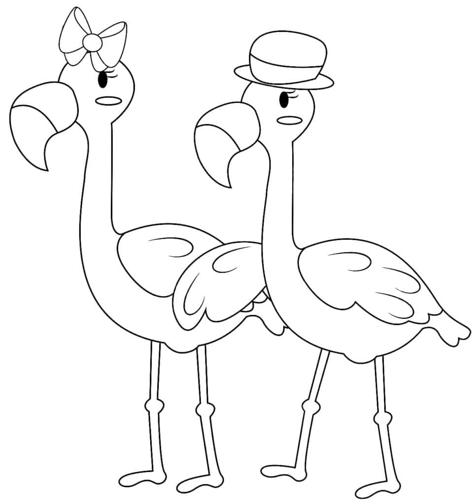Desenho gratuito Flamingo Rosa #198754 da colecao Animais para imprimir
