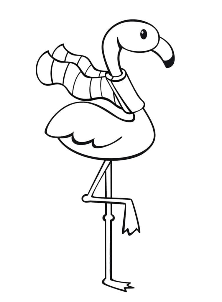 Desenho gratuito Flamingo Rosa #198780 da colecao Animais para imprimir