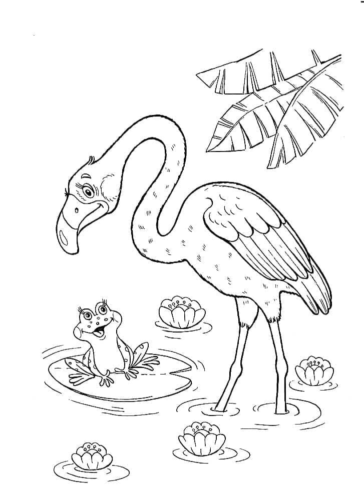 Desenho gratuito Flamingo Rosa #198792 da colecao Animais para imprimir