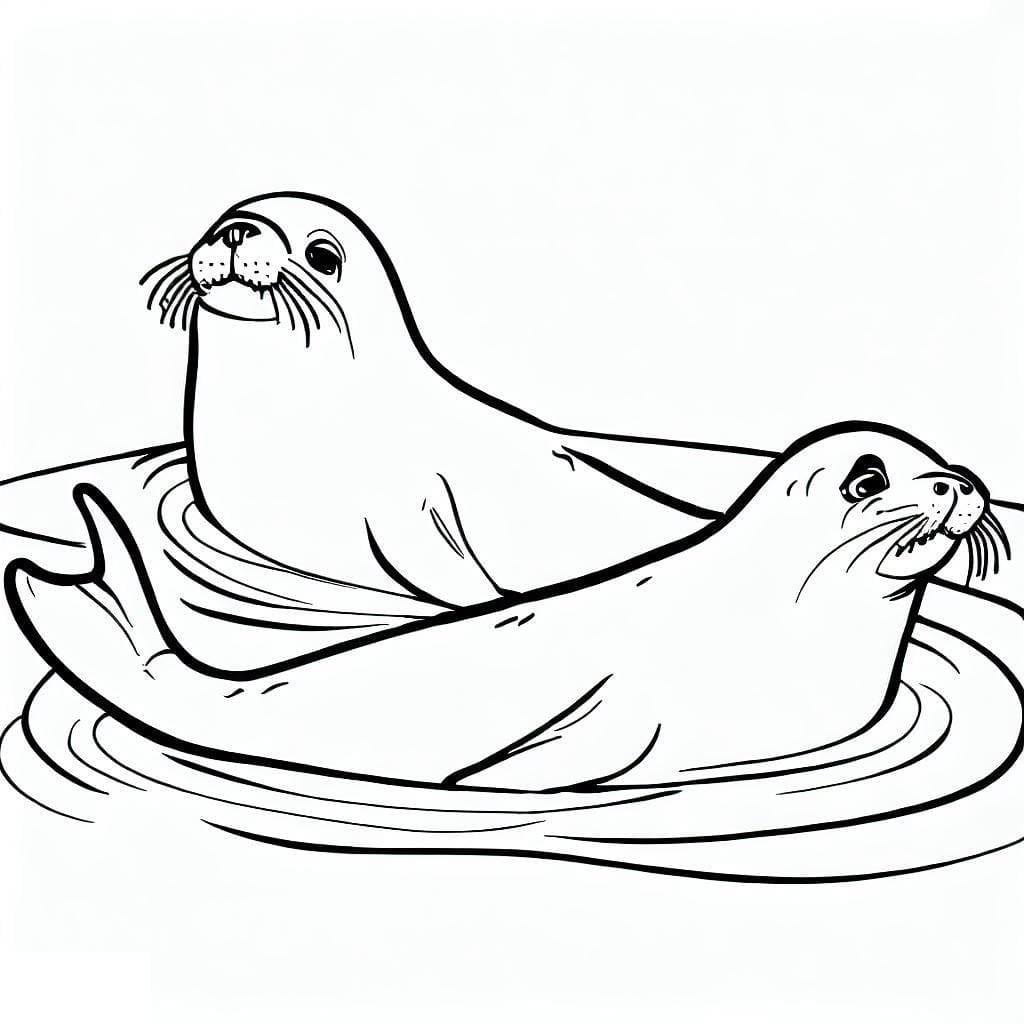 Desenho gratuito Foca #188071 da colecao Animais para imprimir