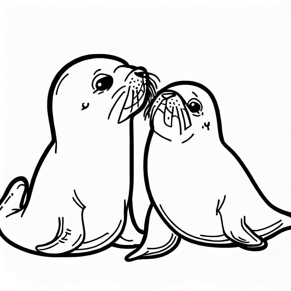 Desenho gratuito Foca #188075 da colecao Animais para imprimir