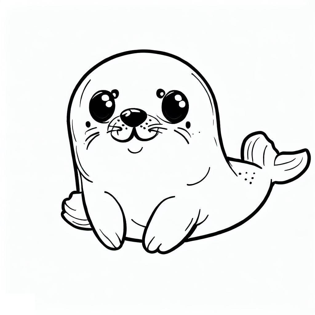 Desenho gratuito Foca #188084 da colecao Animais para imprimir