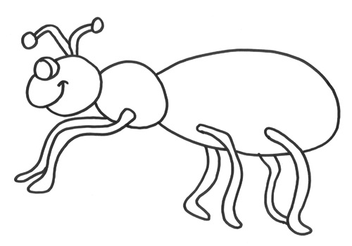 Página para colorir: Formiga (animais) #7021 - Páginas para Colorir Imprimíveis Gratuitamente