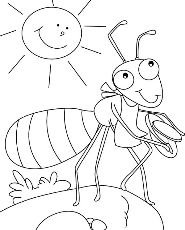 Página para colorir: Formiga (animais) #7111 - Páginas para Colorir Imprimíveis Gratuitamente