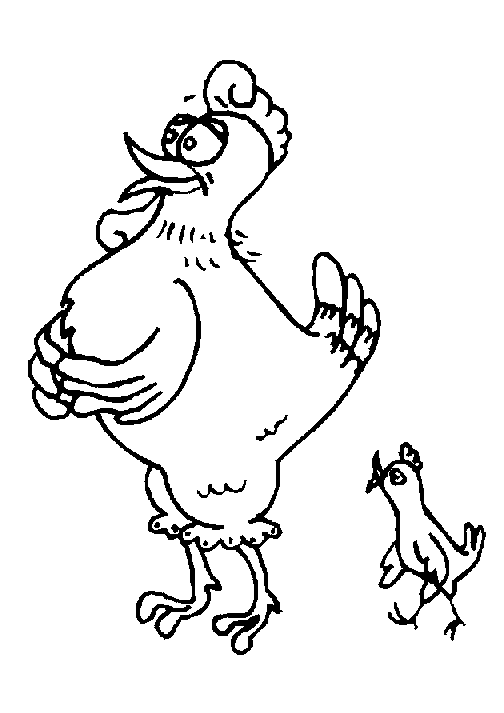 Página para colorir: Frango (animais) #17307 - Páginas para Colorir Imprimíveis Gratuitamente