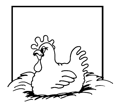 Página para colorir: Frango (animais) #17358 - Páginas para Colorir Imprimíveis Gratuitamente