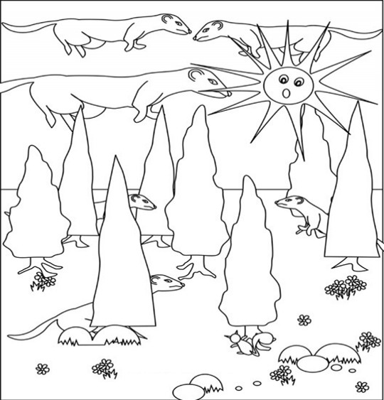 Página para colorir: Furão (animais) #7125 - Páginas para Colorir Imprimíveis Gratuitamente